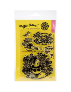 Sello Waffle-Flower Enveloper Cofee