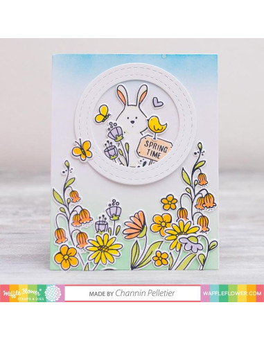 Sello Waffle-Flower Spring Time