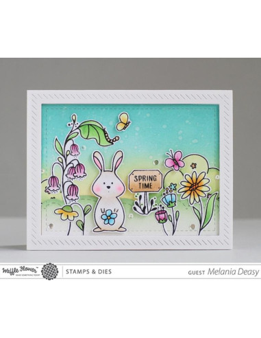 Sello Waffle-Flower Spring Time