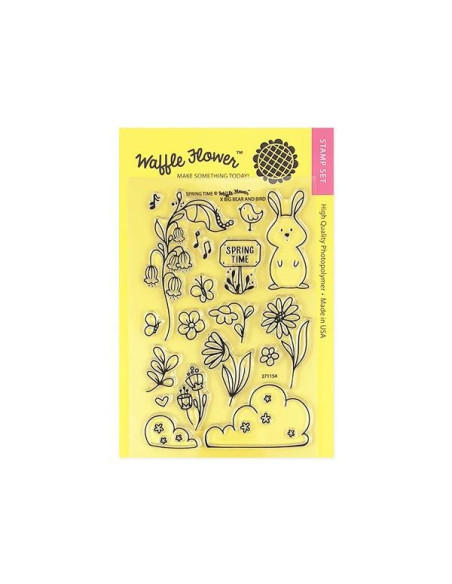 Sello Waffle-Flower Spring Time