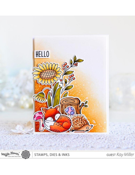 Sello Waffle-Flower Autum Time