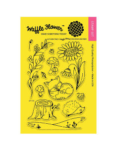 Sello Waffle-Flower Autum Time