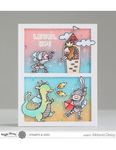 Sello Waffle-Flower Level Up 2