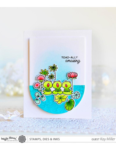 Sello Waffle-Flower Toadally