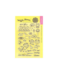 Sello Waffle-Flower Toadally