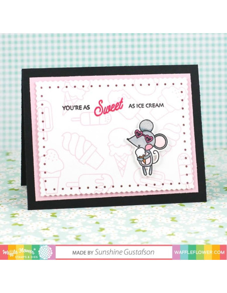 Sello Waffle-Flower Ice Cream