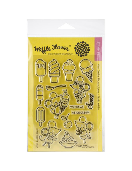 Sello Waffle-Flower Ice Cream