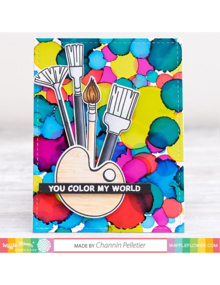 Sello Waffle-Flower Little Painters