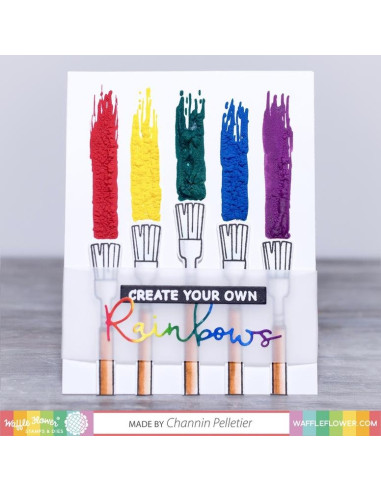 Sello Waffle-Flower Little Painters