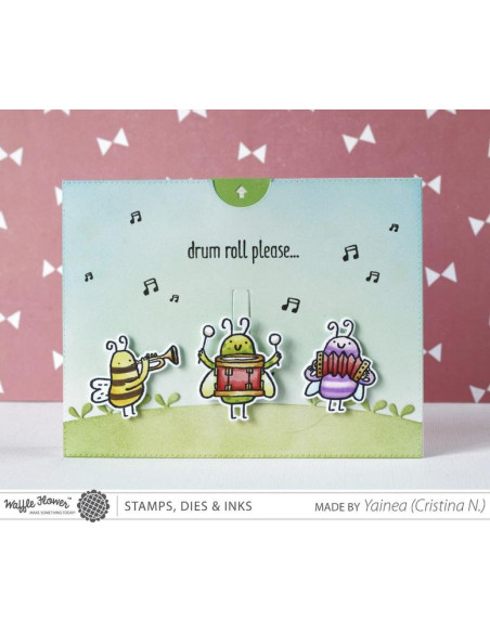 Sello Waffle-Flower Rock On