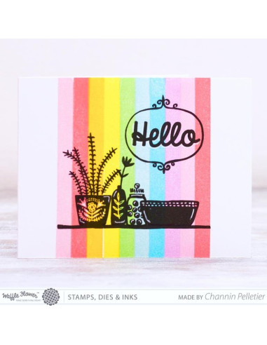 Sello Waffle-Flower Morning