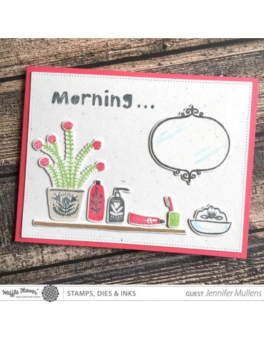 Sello Waffle-Flower Morning