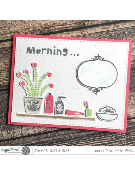 Sello Waffle-Flower Morning