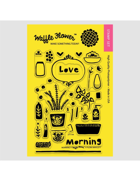 Sello Waffle-Flower Morning