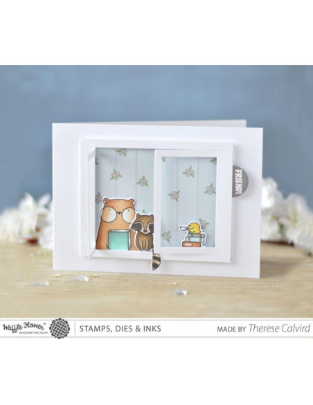 Sello Waffle-Flower Books & Coffee