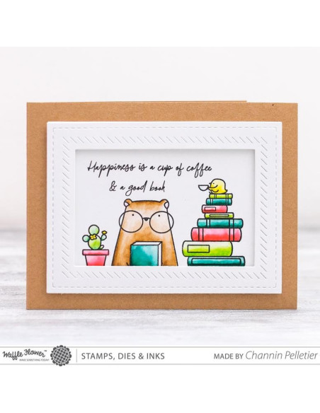 Sello Waffle-Flower Books & Coffee