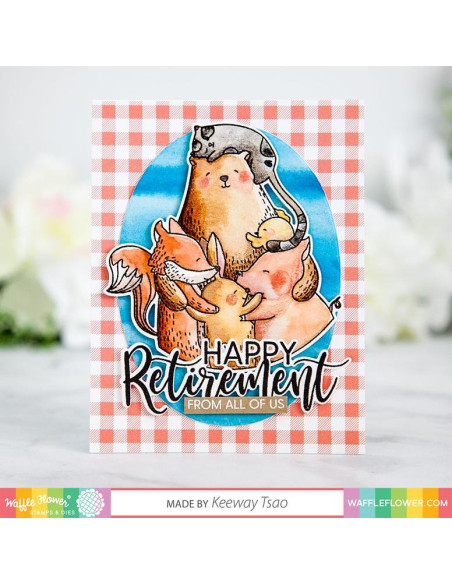 Sello Waffle-Flower Bear Hugs