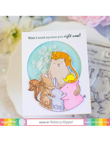 Sello Waffle-Flower Bear Hugs