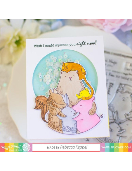 Sello Waffle-Flower Bear Hugs