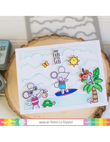 Sello Waffle-Flower Fun in Sun