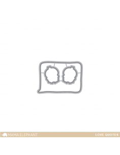 Sello+Troquel Love Quotes de Mama Elephant 2