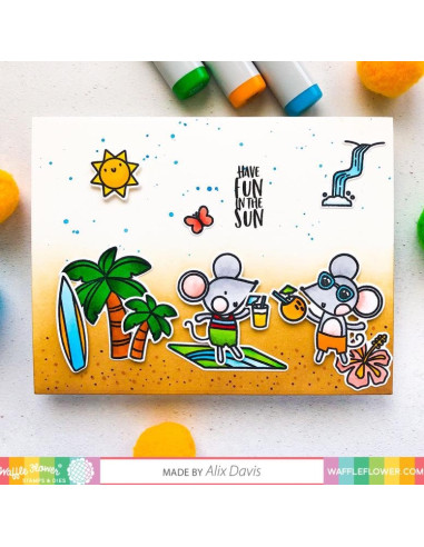 Sello Waffle-Flower Fun in Sun