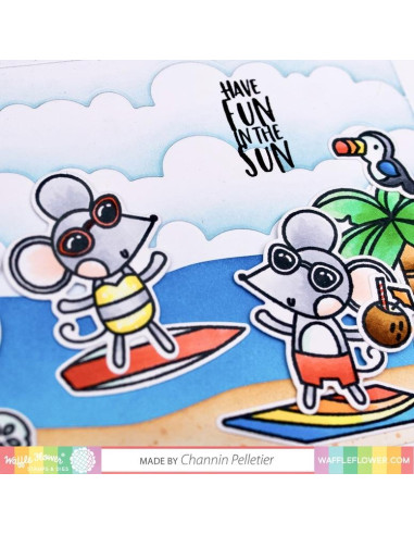 Sello Waffle-Flower Fun in Sun