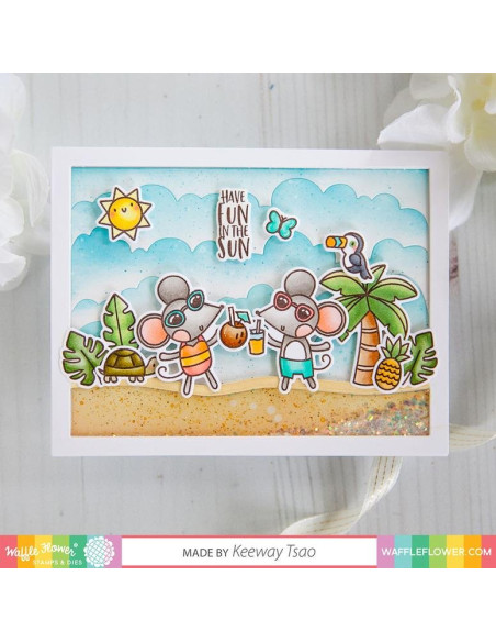 Sello Waffle-Flower Fun in Sun