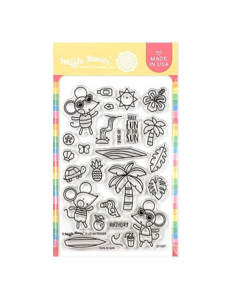 Sello Waffle-Flower Fun in Sun