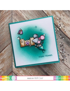 Sello Waffle-Flower Make Waves 2