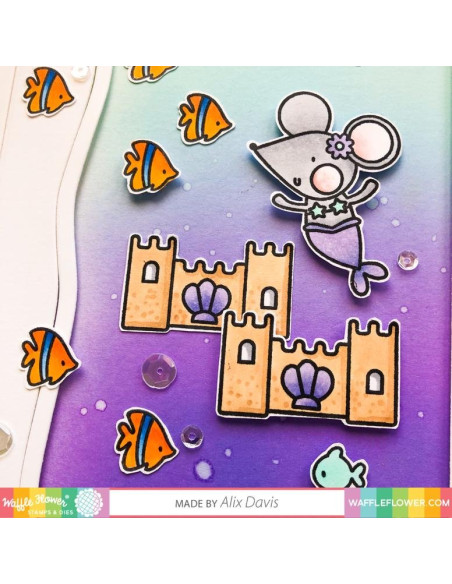 Sello Waffle-Flower Make Waves