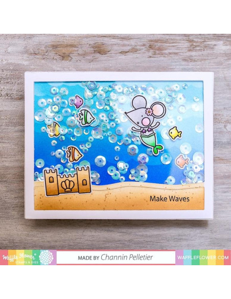 Sello Waffle-Flower Make Waves