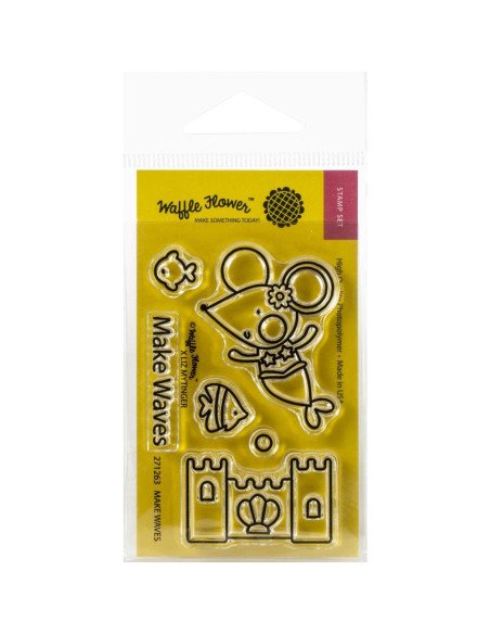 Sello Waffle-Flower Make Waves