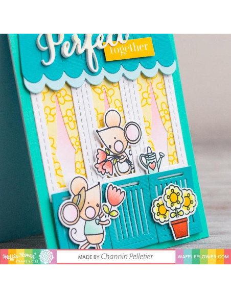 Sello Waffle-Flower Grow Happines