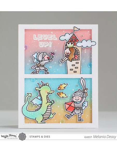 Sello Waffle-Flower Level Up