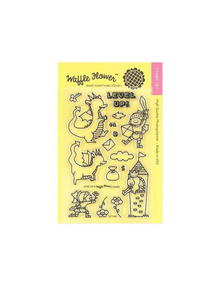Sello Waffle-Flower Level Up