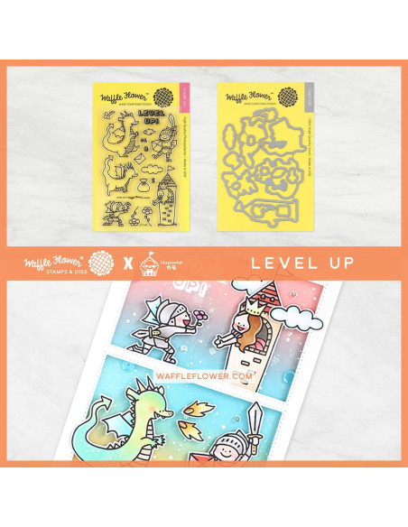 Sello Waffle-Flower Level Up