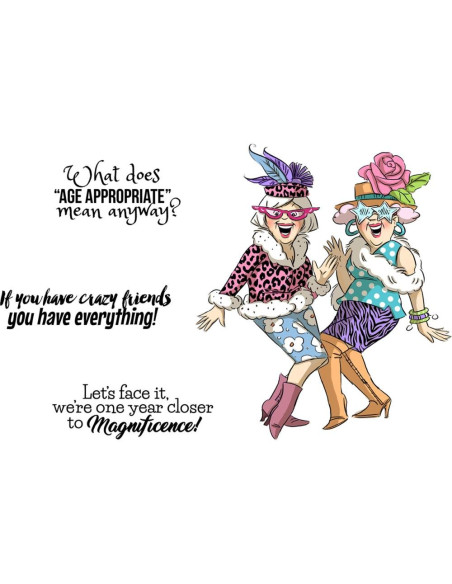 Sello Art Impressions Crazy friends