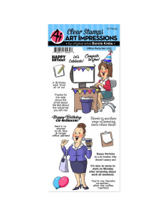 Sello Art Impressions Office Party