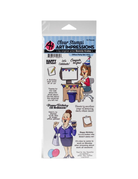 Sello Art Impressions Office Party