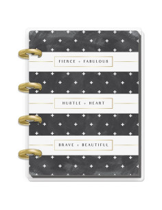 Happy planner micro memo book, B/W 2