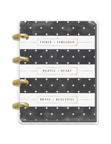 Happy planner micro memo book, B/W