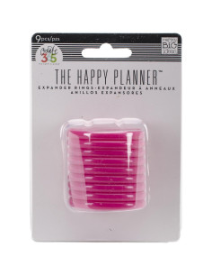 Happy planner anillas rosas 1,75"