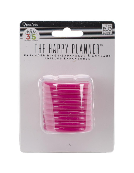 Happy planner anillas rosas 1,75"