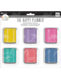 Happy planner anillas mini 66 unid