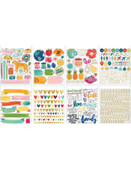 Pegatinas Hustle and Heart