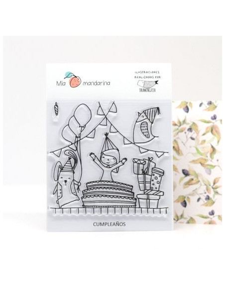 Sello Mia Mandarina Cumpleaños