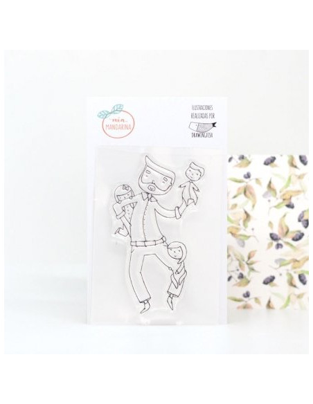 Sello Mia Mandarina Papa