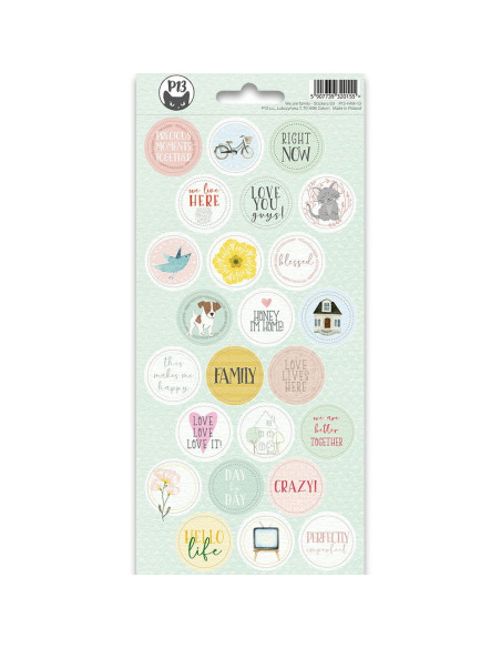 Pegatinas Piatek13, We are family 03