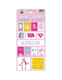 Pegatinas Piatek13, Girl Gang 02
